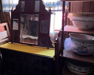 BOWLS FOR BOWL AND PITCHER SETS, TOP MIRROR TO STAND