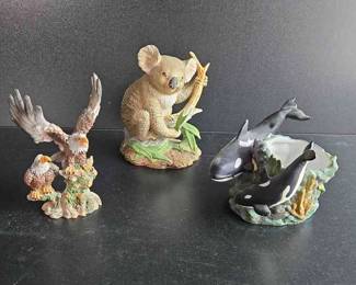Three Animal Figurines