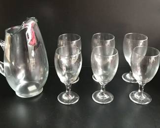 Pitcher And Goblets