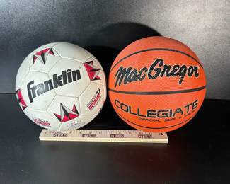 Sport Balls Bastball And Soccer