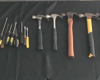 Hammers, Screwdrivers and more