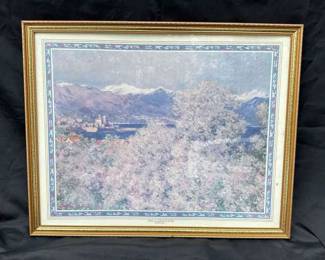 008 Monet Print Mountain View