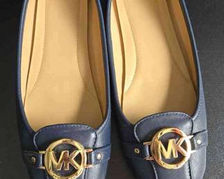 Womens Michael Kors Navy Slipons Size 9.5M
