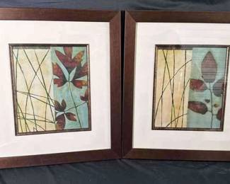 Set of 2 beautiful Leaf Pictures
