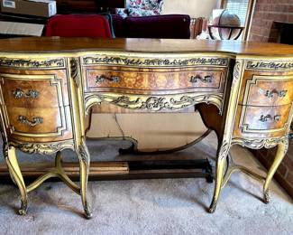 Special find: Gorgeous vintage French Provincial dressing table - part of a bedroom suite and one of more than 100 pieces of furniture for sale
