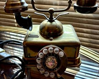 Antique rotary phone