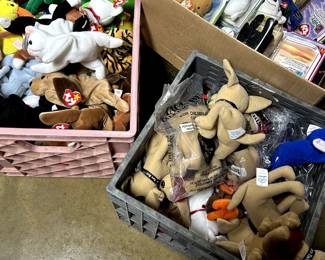 More than a hundred Beanie Babies