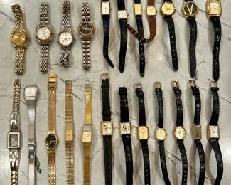 More than 20 vintage women's watches