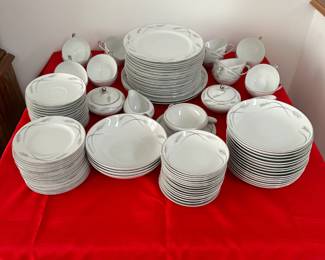 Mikasa China set. 16 place settings. Pristine.