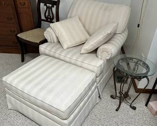 Chair and ottoman in great shape