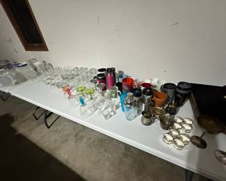 Glasses, cups