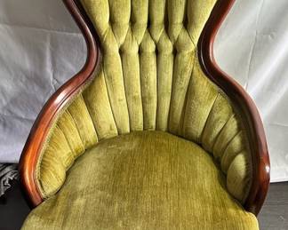 Victorian Style Queen Anne Parlor Chairs