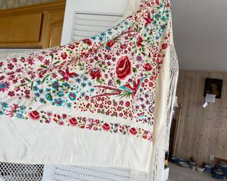 silk shawl or piano shawl