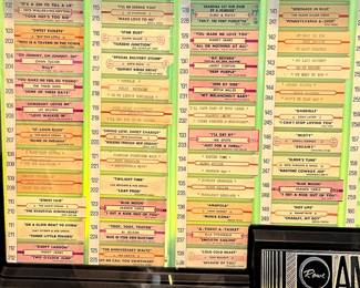 Rowe AMi Triangle Industries, Inc. 200 selection Juke Box - 41.5w x 53h x 28d Fully functioning 