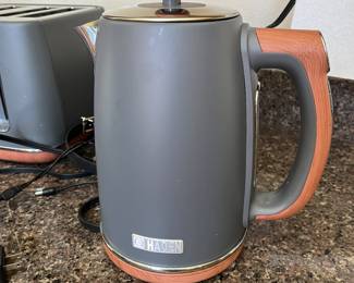 Haden electric tea kettle from Crate and Barrel