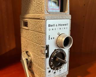 Vintage Bell & Howell One-Nine 8mm  movie camera