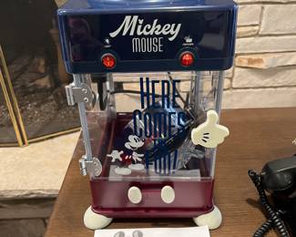 New Mickey Mouse popcorn machine 