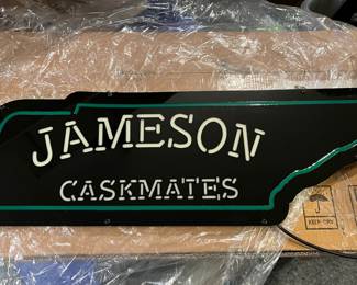 New in box Jameson Whiskey Tennessee  illuminated faux neon sign 