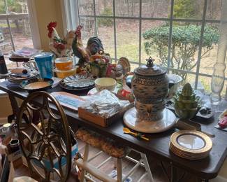 CERAMIC ROOSTERS AND KITCHENWARE