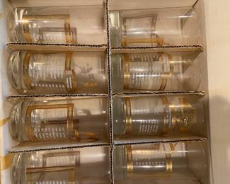 Rare! MCM Hickok Sports tumbler glasses!