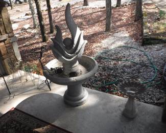 Large Water Fountain  Bird Bath - Other Miscellaneous Items   