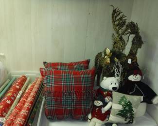 Holiday Toss Pillows--Reindeers---Cuddle  Bears --Snow Man