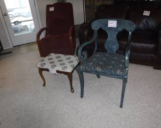 Safari  Upholstered Chair - Foot Stool