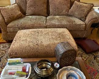 Gorgeous sofa and ottoman
