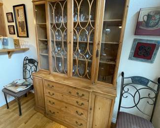 Antique buffet with hutch.  Great farmhouse style