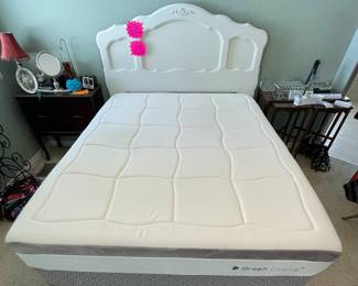 Green Choice memory foam mattress, foundation, frame and headboard.