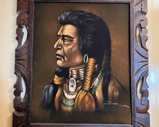 Framed Native American 