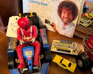 The Official Bob Ross coloring book, toys