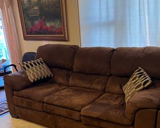 Brown Townhouse sofa