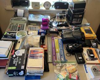 Office Supplies, cameras