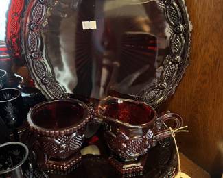 Cape Cod glass ware by Avon