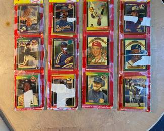 c.1989 DON RUSS Baseball Cards in orig packaging, never opened