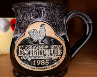 1985 Egg Harbor Cafe coffee mug - Arlington Hts Il.