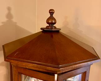 Beautiful octagon shaped lighted display cabinet