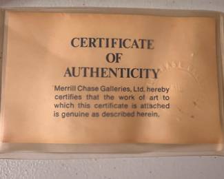 "Woodlands" by Henzel original painting w/COA