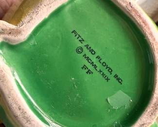 Vtg. Fitz and Floyd Owl coffee mugs