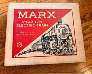 Marx Steam Type Electric Train in box