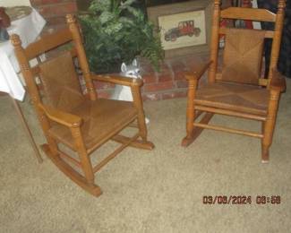 Cracker Barrel rocking chairs for children