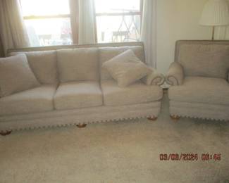 La Z Boy sofa with matching chair