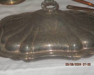 Silver plate serving ware