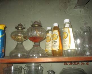 Old oil lamps