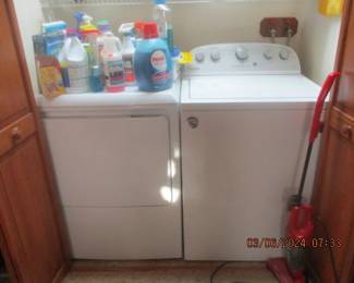 Whirlpool washer and dryer