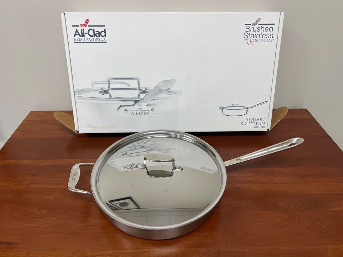 Lot 8042 NEW All Clad MetalCrafters 6 Quart Saute Pan