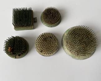 Lot 1293 Vintage Flower Frogs