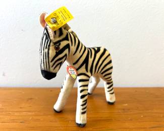 Lot 4158 Steiff Zebra Stuffed Animal