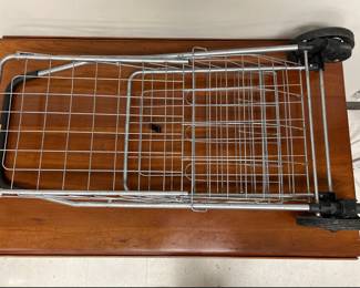 Lot 1291 Foldable Rolling Cart  Swivel Wheels